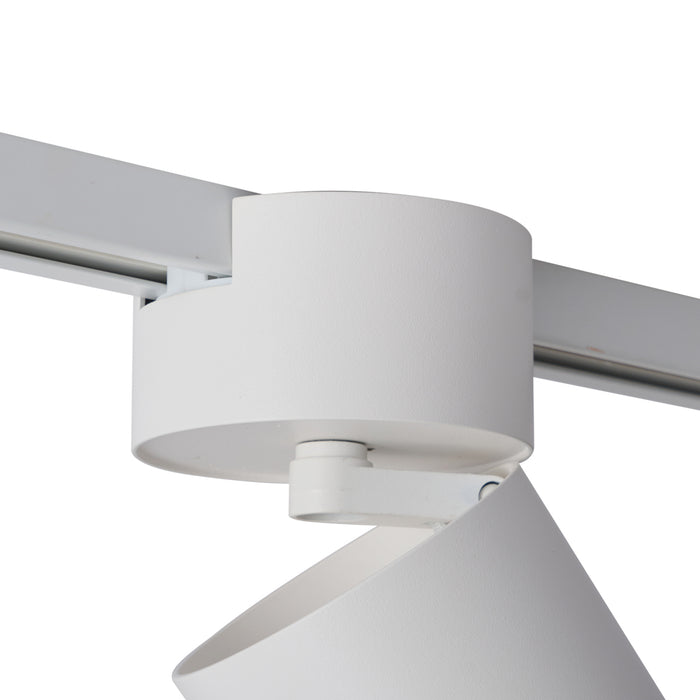 QAZQA Moderne spot wit voor railsysteem 1-fase GU10 70mm - Iconic