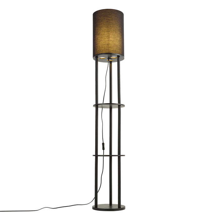 QAZQA Moderne vloerlamp zwart - Stojon