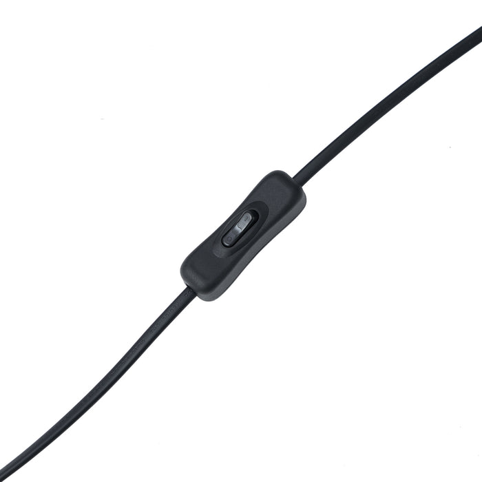 QAZQA Moderne vloerlamp zwart - Stojon