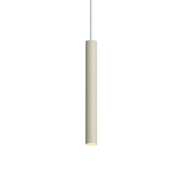QAZQA Moderne hanglamp beige met wit voor railsysteem 1-fase - Iconic
