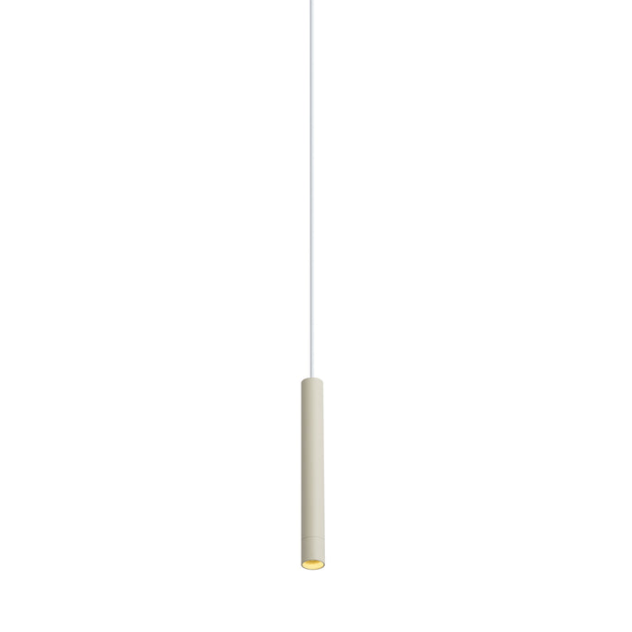 QAZQA Moderne hanglamp beige met wit voor railsysteem 1-fase - Iconic