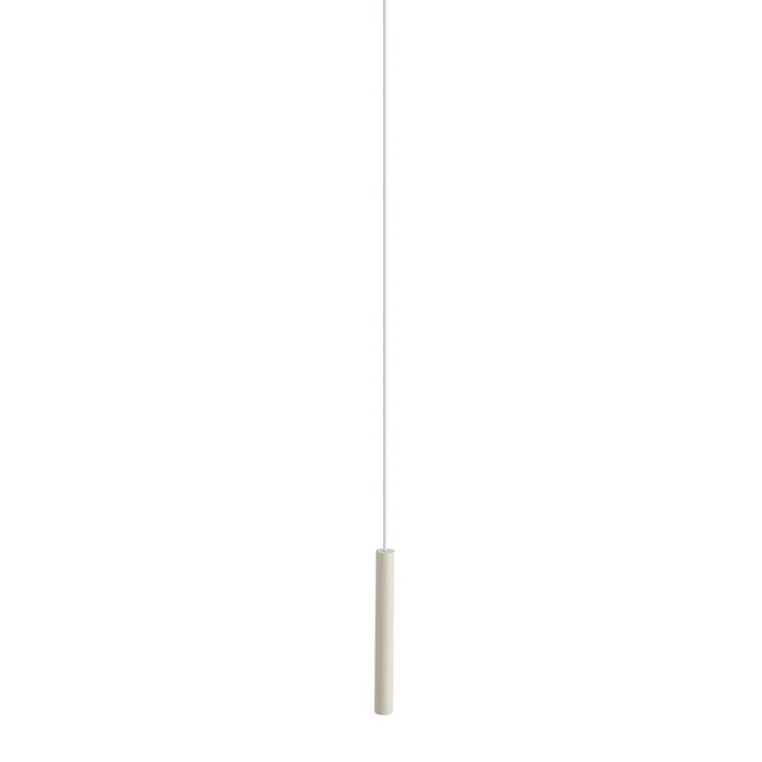 QAZQA Moderne hanglamp beige met wit voor railsysteem 1-fase - Iconic
