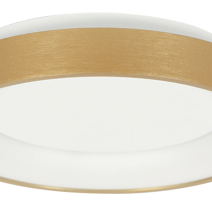 Steinhauer - plafonniere - Ringlede - goud - kunststof - Ø 38cm - LED