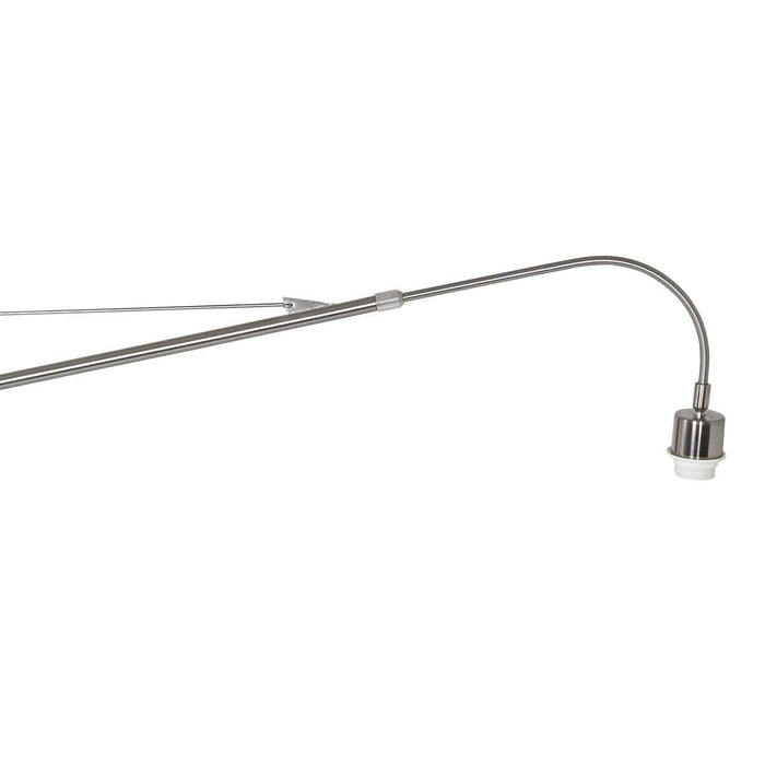 Steinhauer - wandlamp - Elegant Classy - staal - linnen metaal -