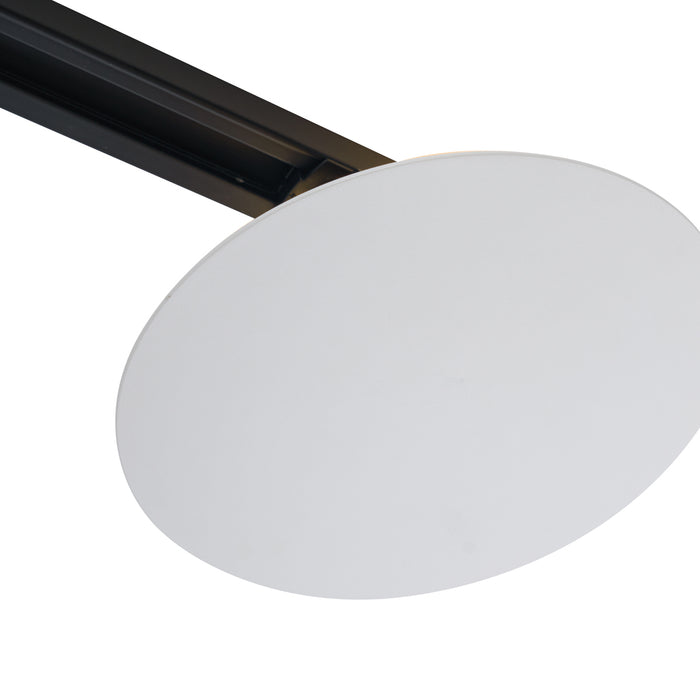 QAZQA Moderne plafondlamp wit voor railsysteem 1-fase 2-lichts -