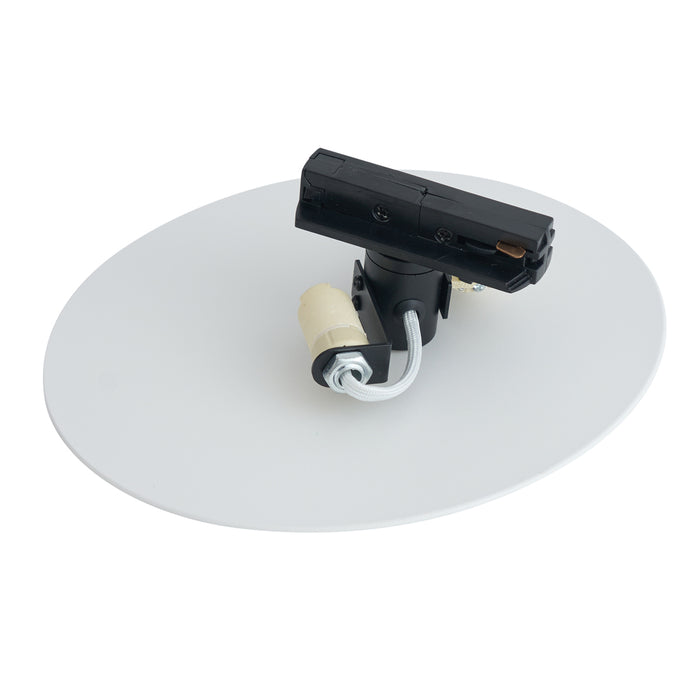 QAZQA Moderne plafondlamp wit voor railsysteem 1-fase 2-lichts -