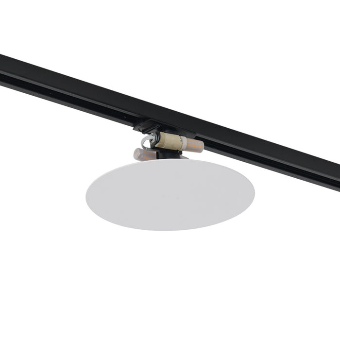 QAZQA Moderne plafondlamp wit voor railsysteem 1-fase 2-lichts -
