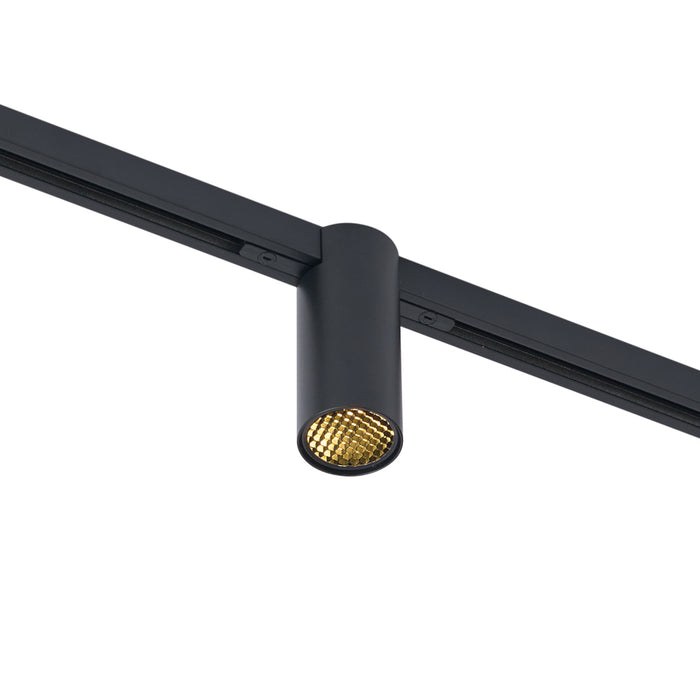 QAZQA Moderne spot zwart voor railsysteem 1-fase GU10 35mm - Slimline