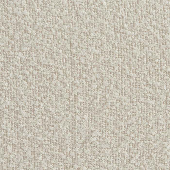 sweeek - Fauteuil bouclé stof 1 zitplaats + voetenbank