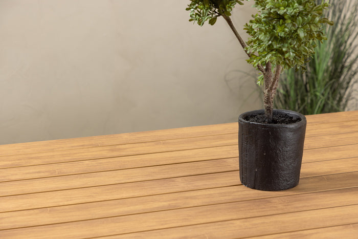 Fjôrd - Eettafel Rechthoek - Beige - 205x90x74cm - Break