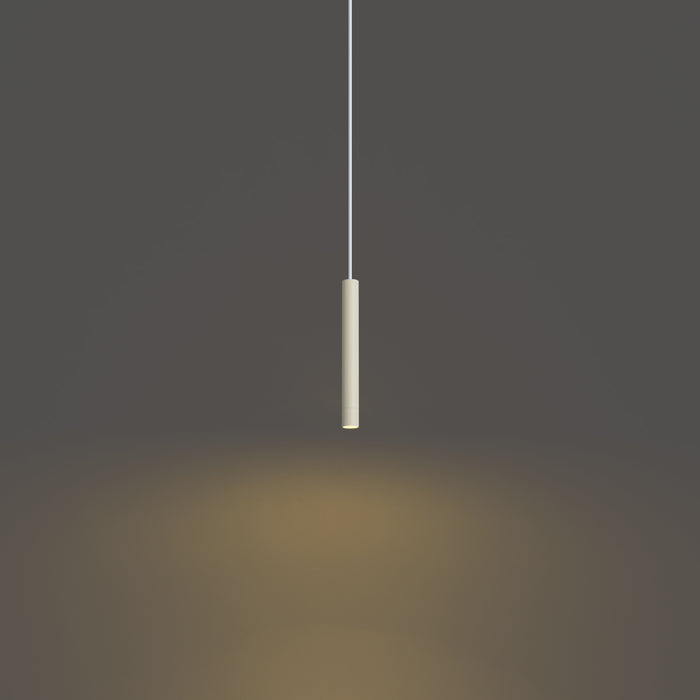 QAZQA Moderne hanglamp beige met wit voor railsysteem 1-fase - Iconic