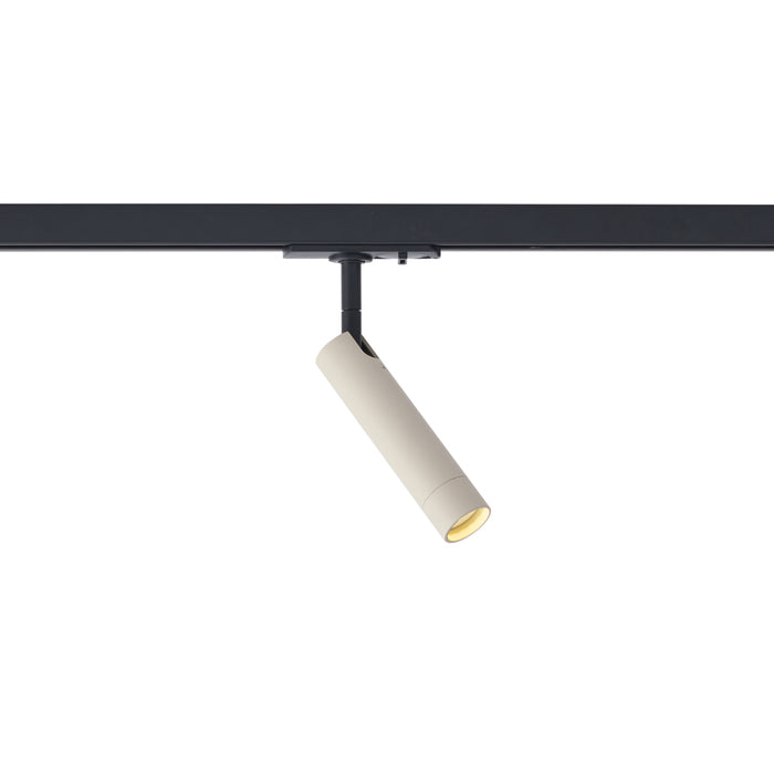 QAZQA Moderne spot beige met zwart voor railsysteem 1-fase - Iconic