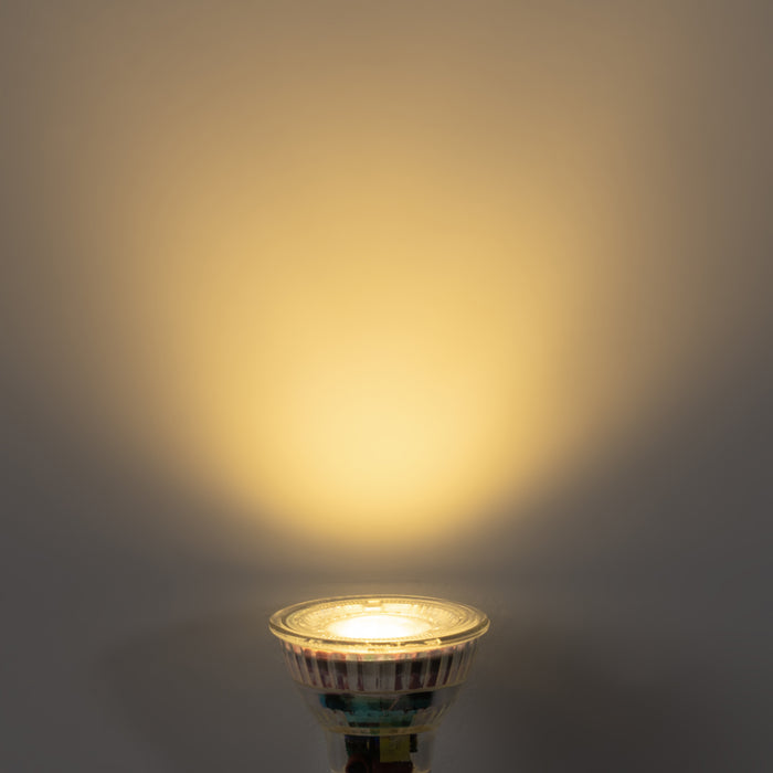 LUEDD GU10 50mm dimbare LED lamp helder 2.5W 450 lm 2700K