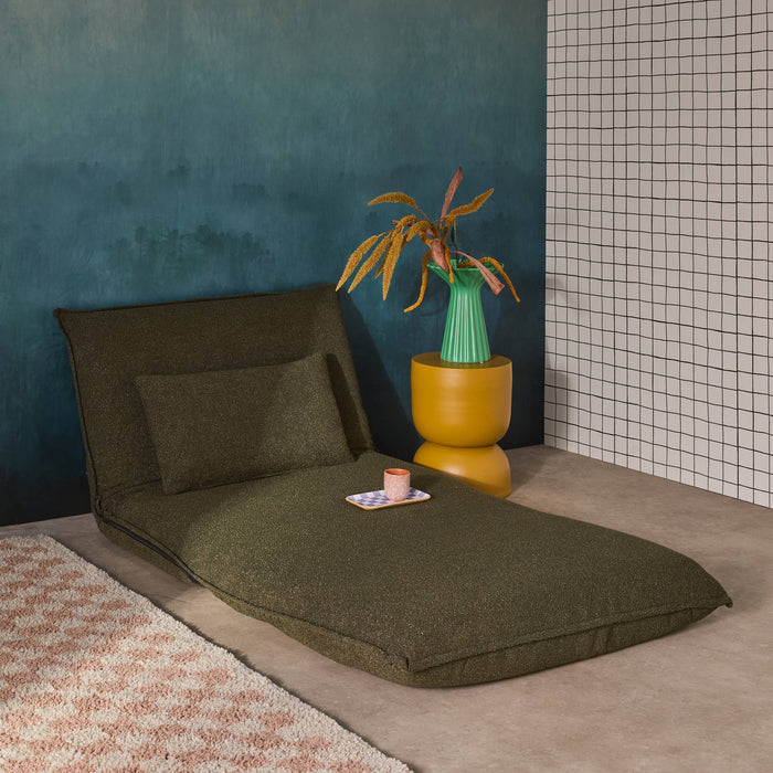 sweeek - Uitklapbare fauteuil boucléstof 1 plaats