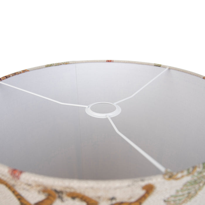 QAZQA Stoffen lampenkap multicolor met dierenprint 40|40|40