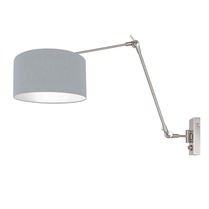 Steinhauer - wandlamp - Prestige Chic - staal - linnen metaal -