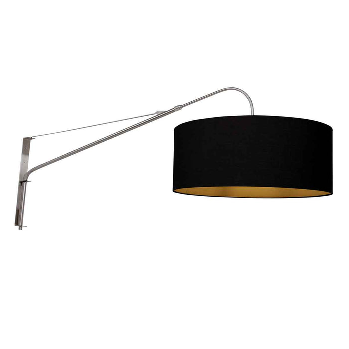 Steinhauer - wandlamp - Elegant Classy - staal - linnen metaal -