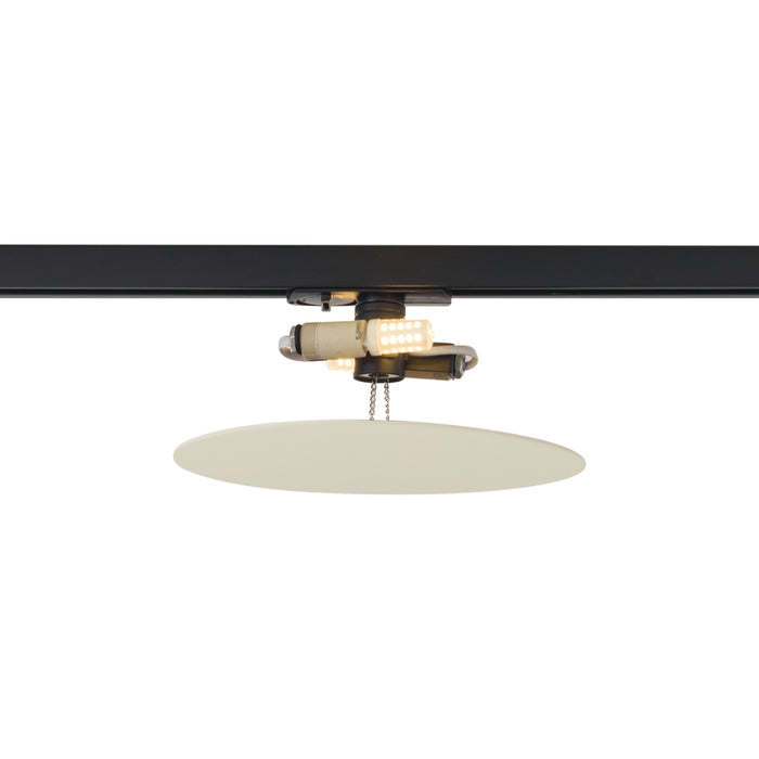 QAZQA Moderne plafondlamp beige voor railsysteem 1-fase 2-lichts -