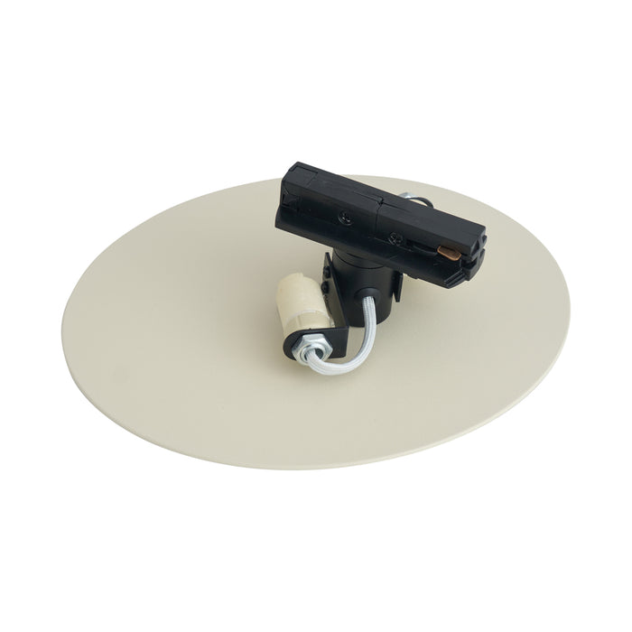 QAZQA Moderne plafondlamp beige voor railsysteem 1-fase 2-lichts -