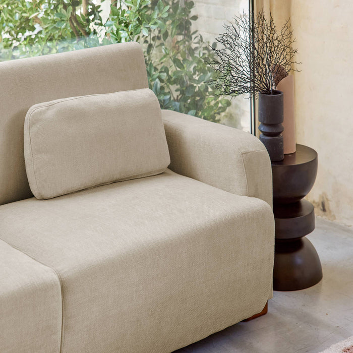 sweeek - 3-zits slaapbank stof