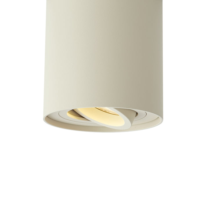 QAZQA Moderne spot beige voor railsysteem 1-fase - Iconic Rondoo Up