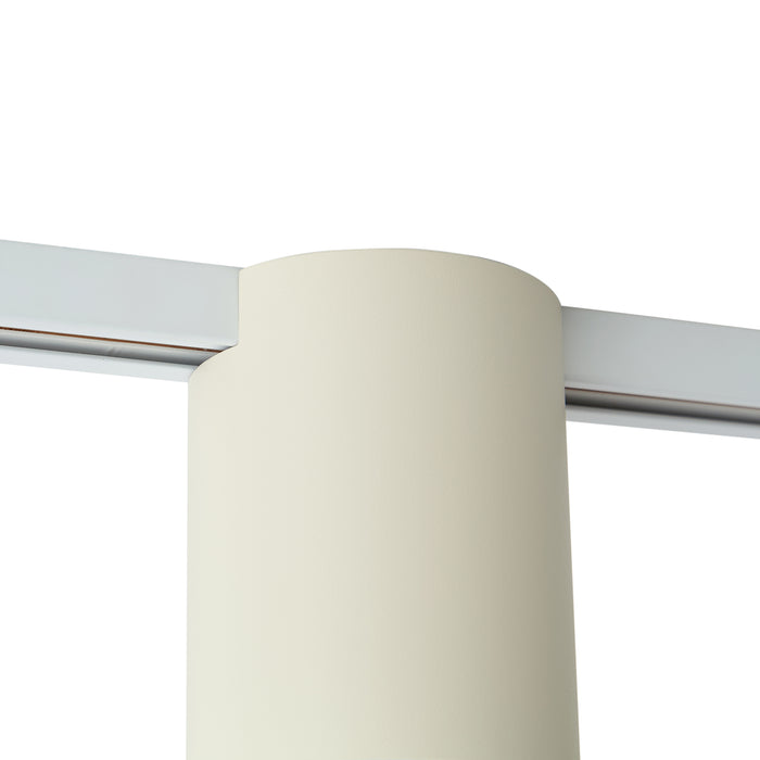 QAZQA Moderne spot beige voor railsysteem 1-fase - Iconic Rondoo Up