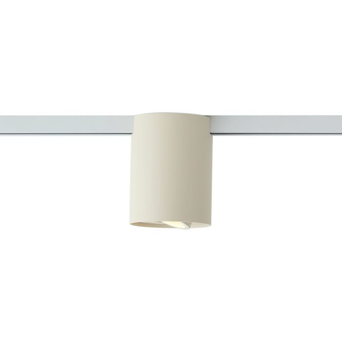 QAZQA Moderne spot beige voor railsysteem 1-fase - Iconic Rondoo Up