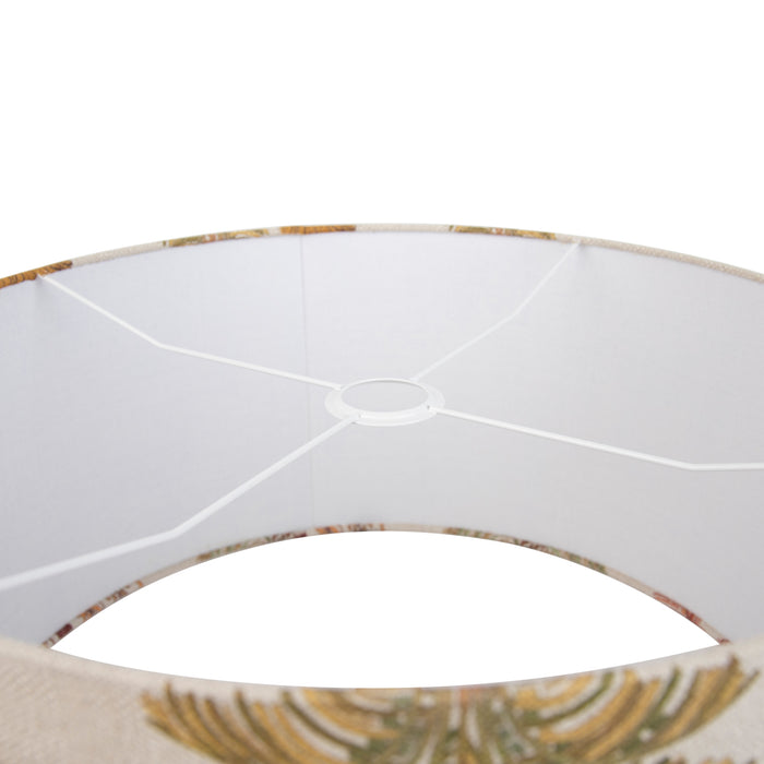 QAZQA Stoffen lampenkap multicolor met dierenprint 50|50|25