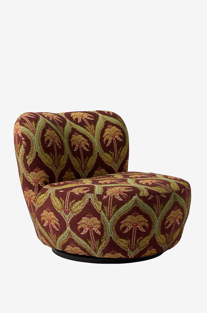 Sissy-Boy Anne draaifauteuil palm jacquard print