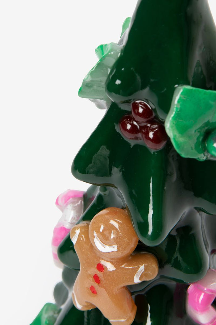 Sissy-Boy Donkergroene kerstboom kaars