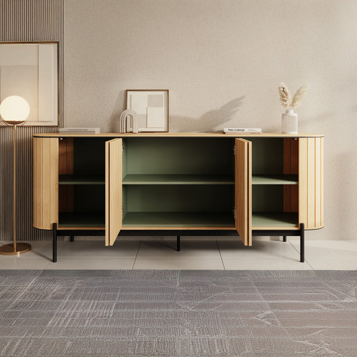 Meubella - Dressoir Royale - Eiken - 200 cm