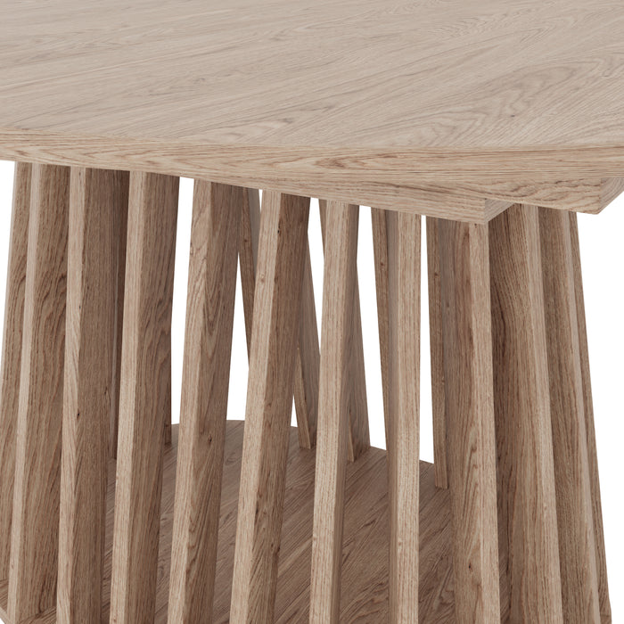 by fonQ Strik Eettafel Uitschuifbaar - 120/144 x 120 cm