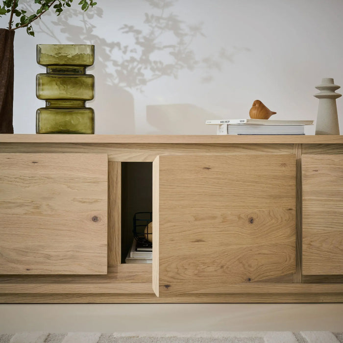 by fonQ Frond Tv-meubel B 203 cm - Eiken