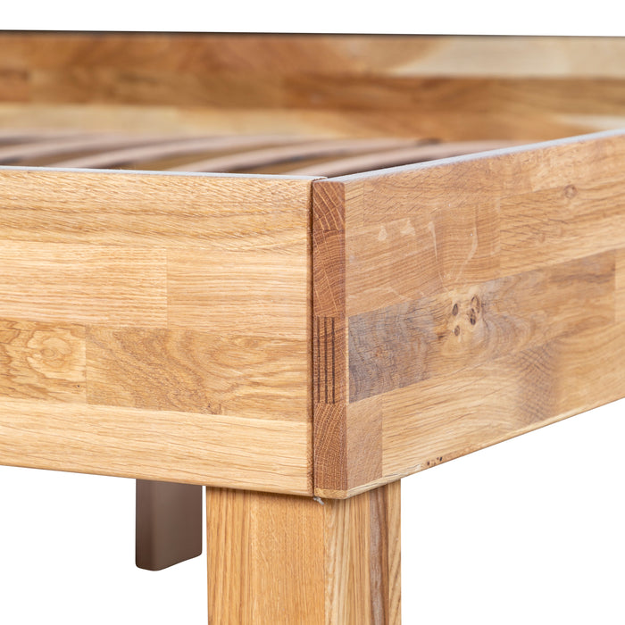 by fonQ Lix Bedframe 140 x 200 cm - Eiken