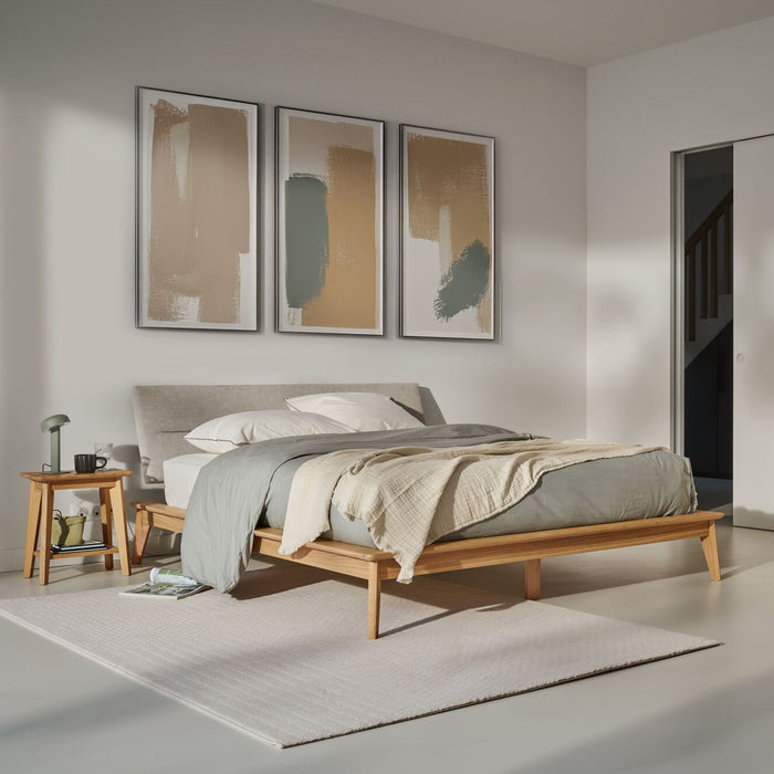 by fonQ Norre Bedframe 160 x 200 cm - Beige