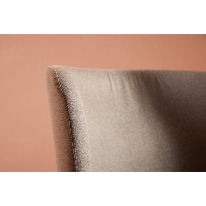 Svea - Lino eetkamerstoel - linnen - bruin