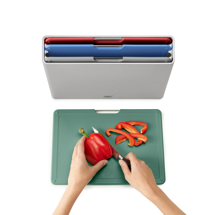 Joseph Joseph Folio Snijplanken - Set van 4 - Silver Coast