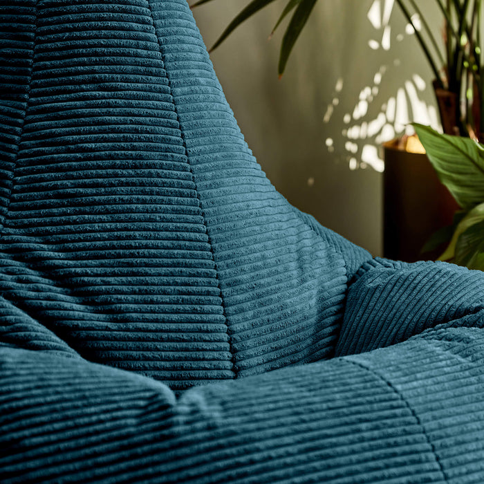 icon Dalton Zitzak - Ribfluweel - Blauwgroen