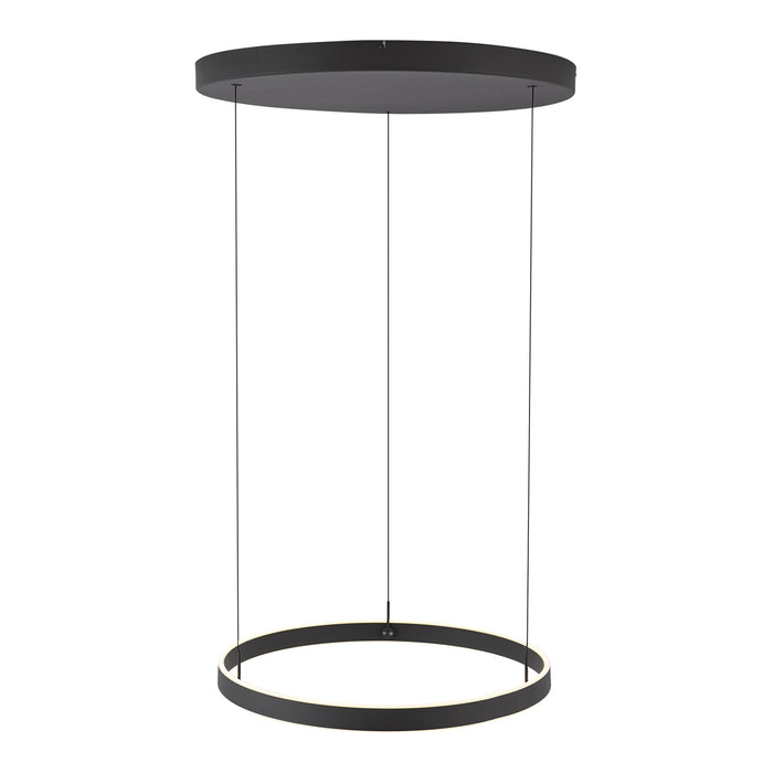QAZQA Design hanglamp zwart 3-staps dimbaar easylift - Titmus