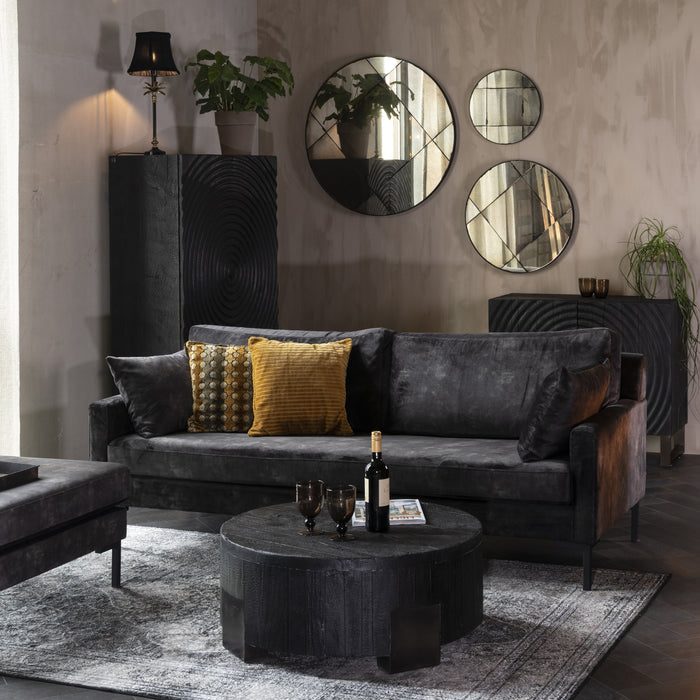 Dutchbone Rugged Vloerkleed 170 x 240 cm - Zwart