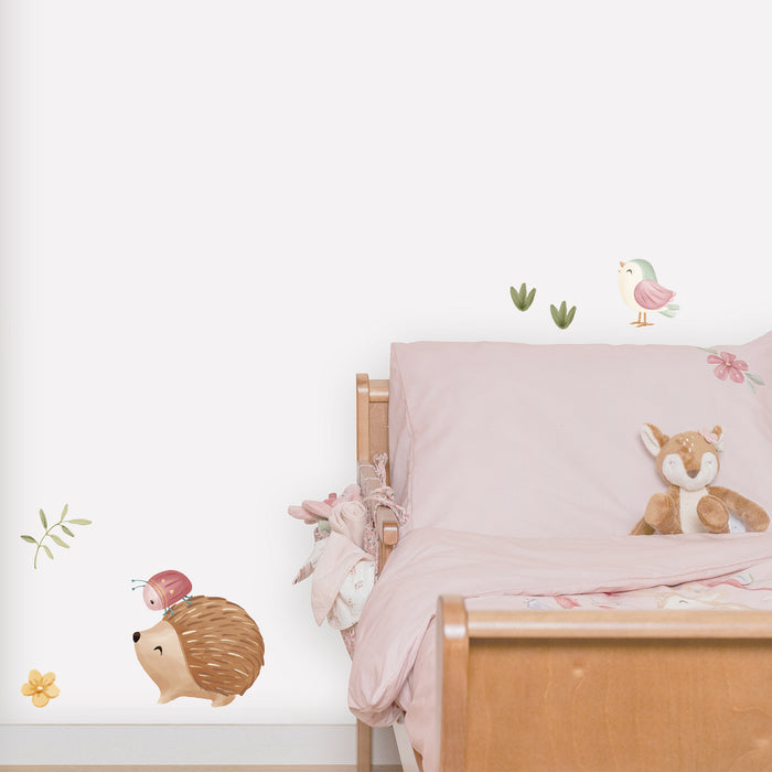 Little Dutch Fairy Garden Muurstickers - 21x30cm - Dieren en Bloemen