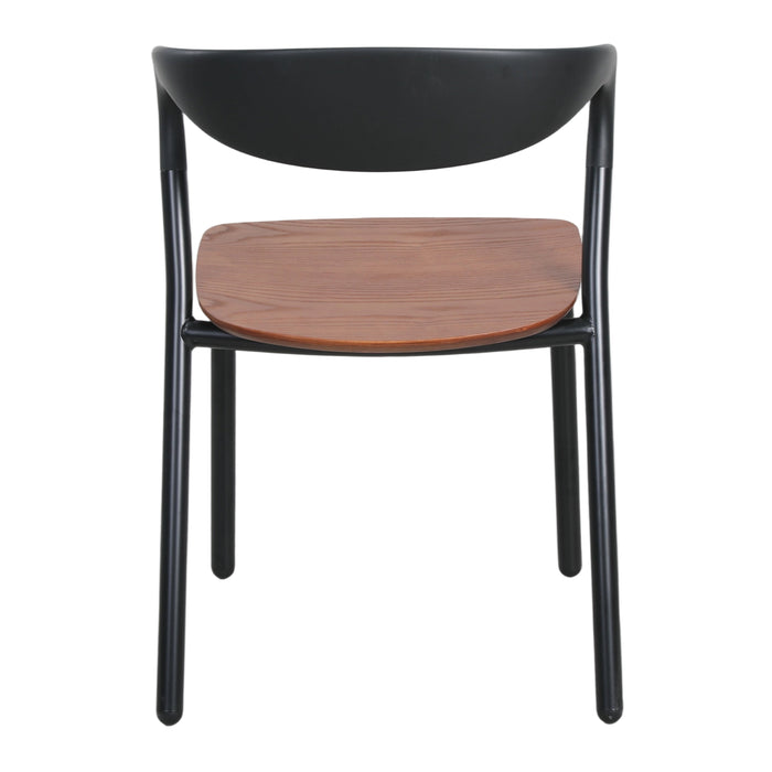 by fonQ Aera Eetkamerstoel - Bruin / Zwart