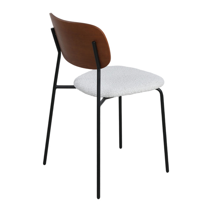 by fonQ Isel Eetkamerstoel - Créme / Zwart