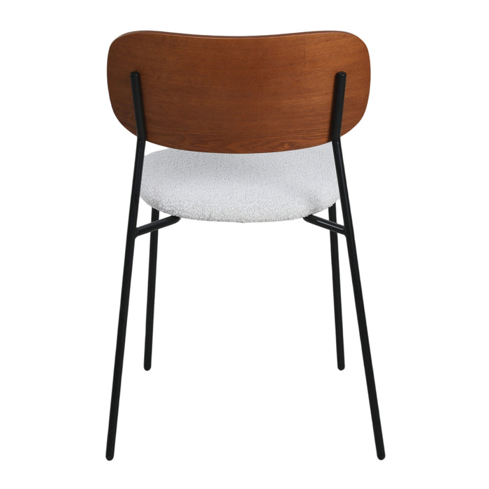 by fonQ Isel Eetkamerstoel - Créme / Zwart