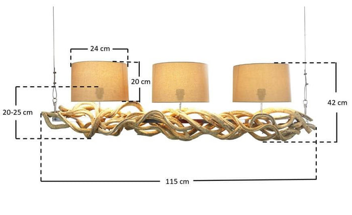 Hanglamp Jungle Club Kare Design