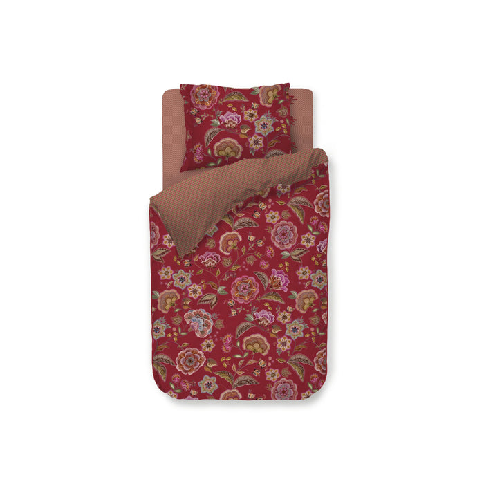 Pip Studio Matata Dekbedovertrek 140 x 200/220 cm - Rood