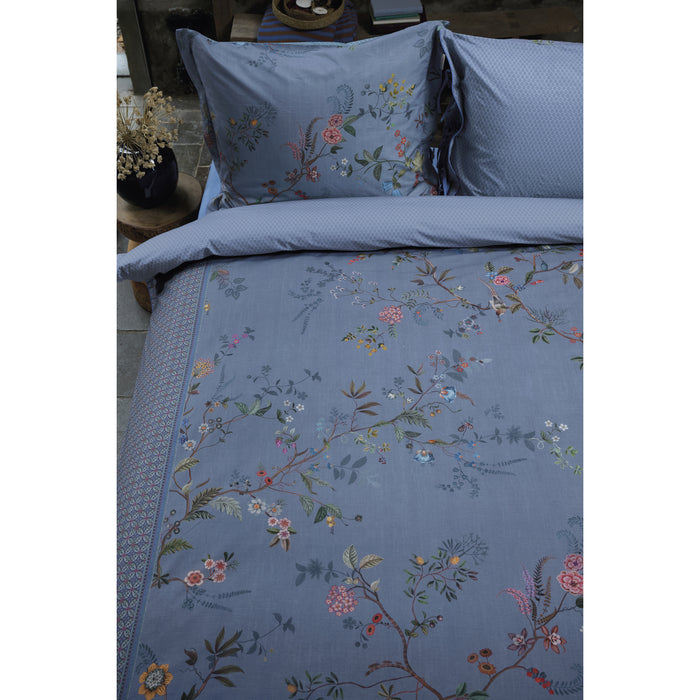 Pip Studio Tutti I Fiori Dekbedovertrek 240 x 200/220 cm - Donkerblauw