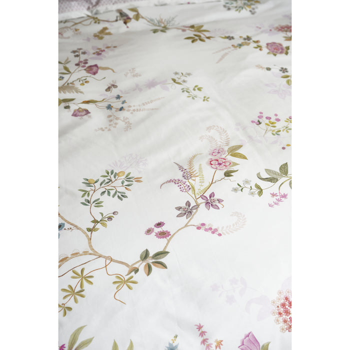 Pip Studio Bustani Dekbedovertrek 240 x 200/220 cm - Wit