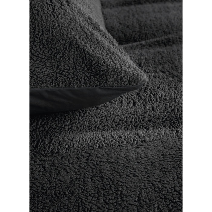 Ambiante Plush Dekbedovertrek 240 x 200/220 cm - Antraciet