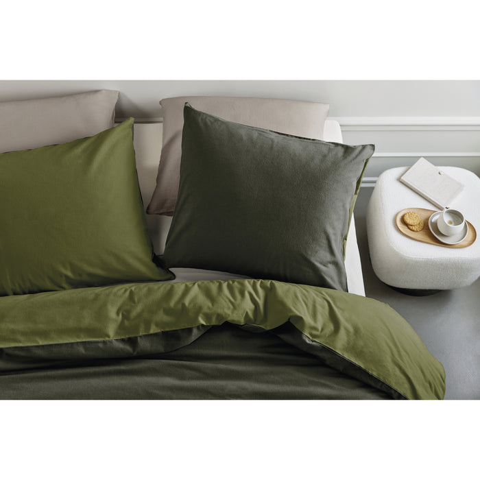 Beddinghouse Warm Dekbedovertrek 140 x 200/220 cm - Groen